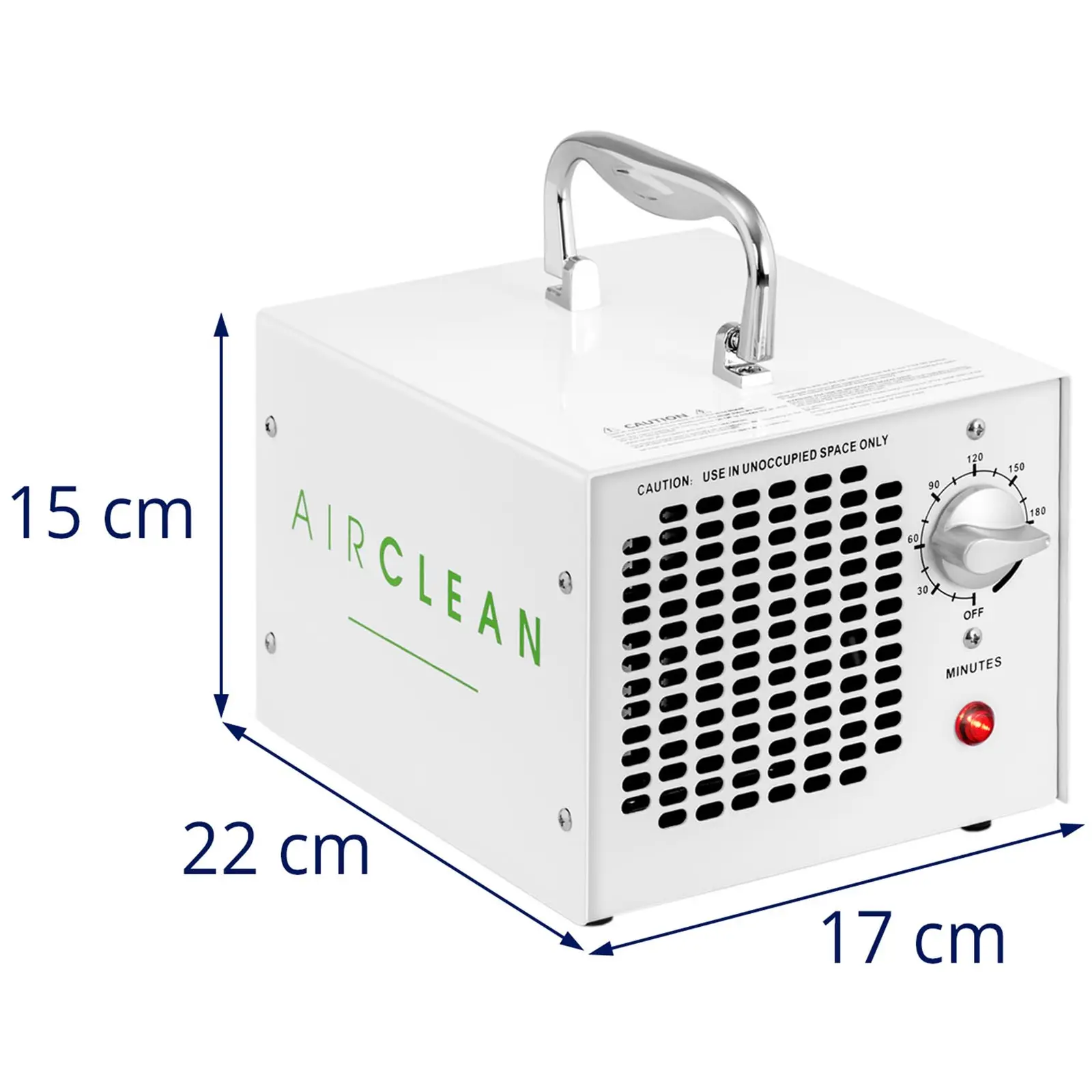 Generador de ozono - 4.000 mg/h - 65 W - temporizador 180 min