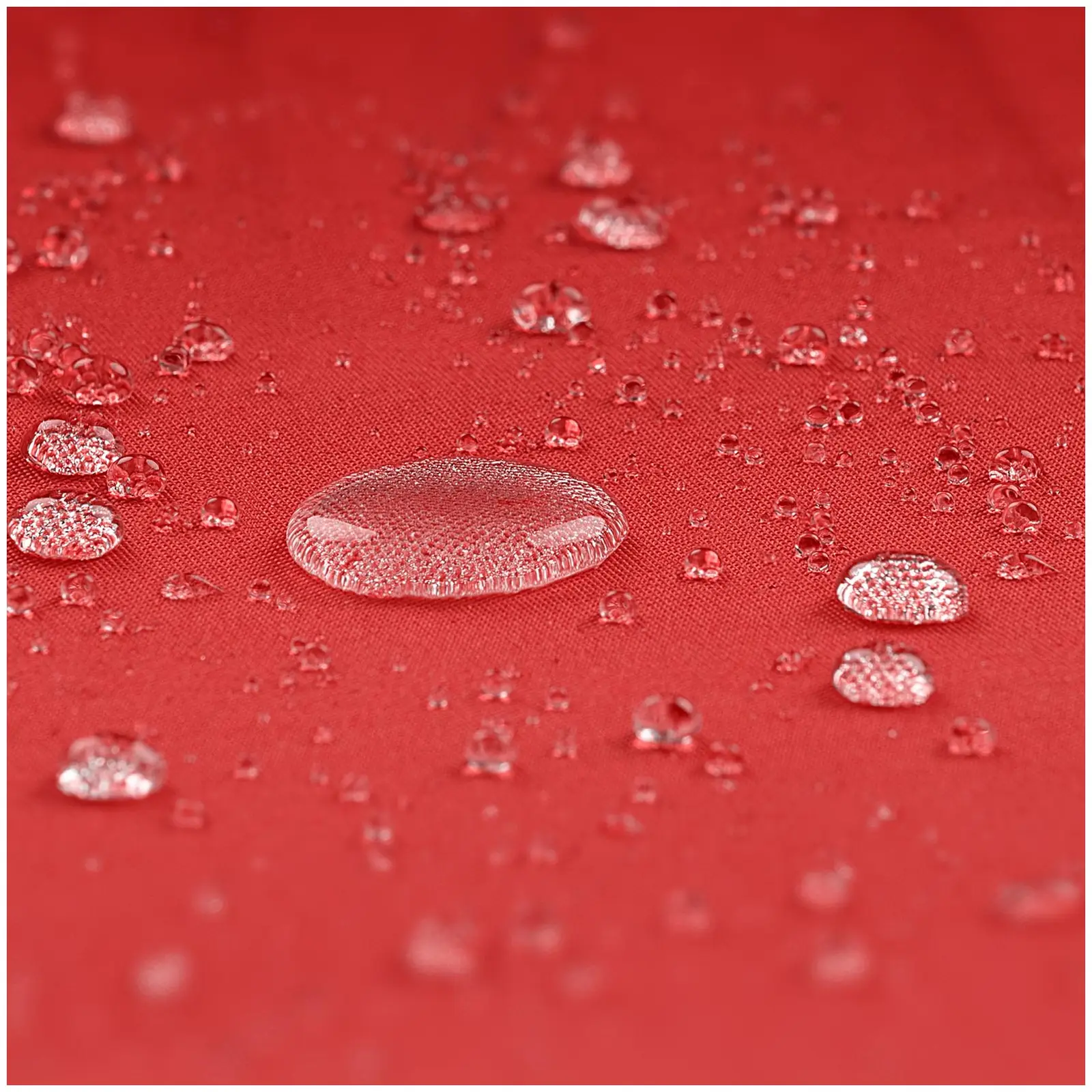 Ocasión Sombrilla colgante - roja - cuadrada - 250 x 250 cm - giratoria