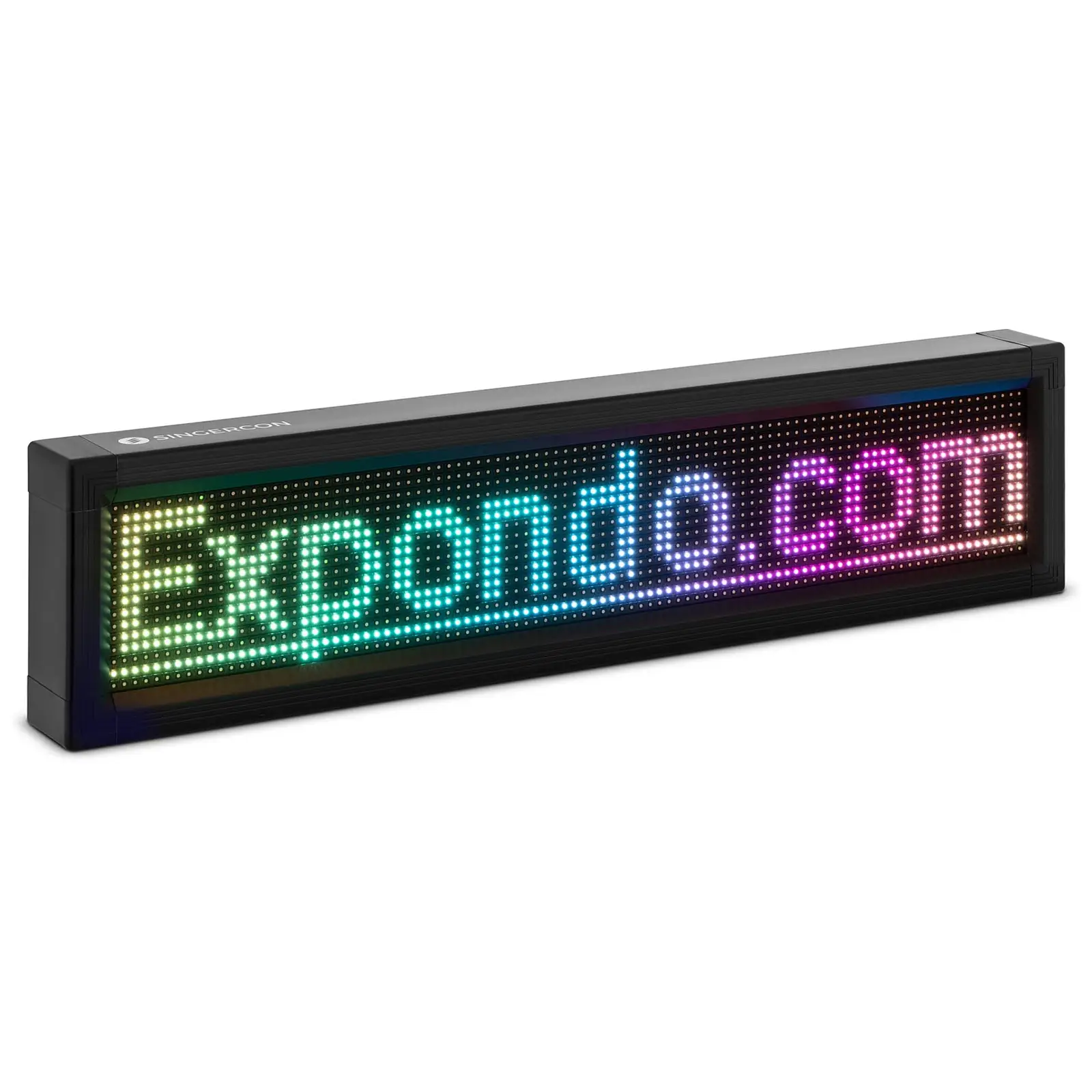 Letrero LED - 96 x 16 LED de colores - 67 x 19 cm - programable con iOS / Android