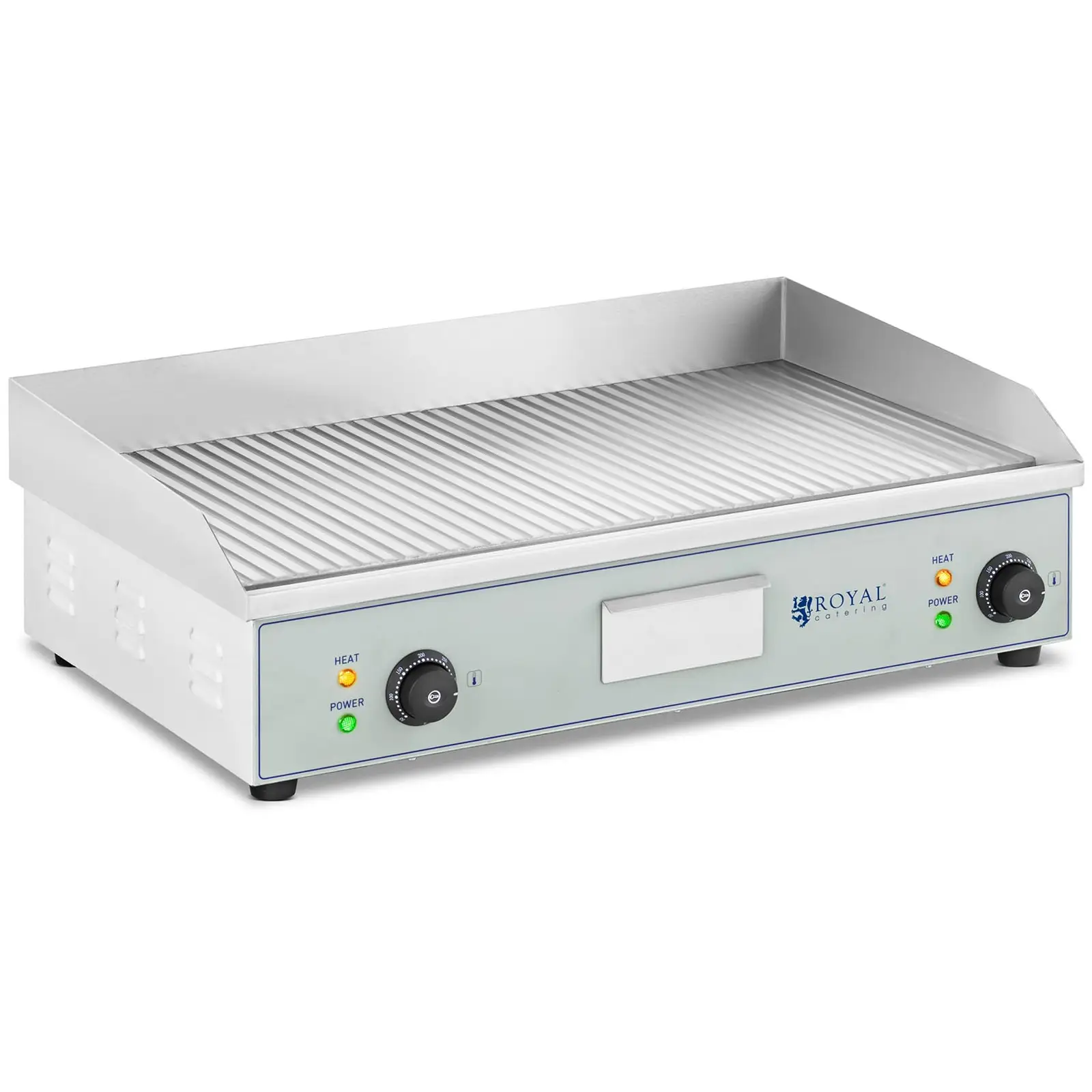 Plancha eléctrica fry-top doble - 400 x 730 mm - Royal Catering - 2 x 2,200 W