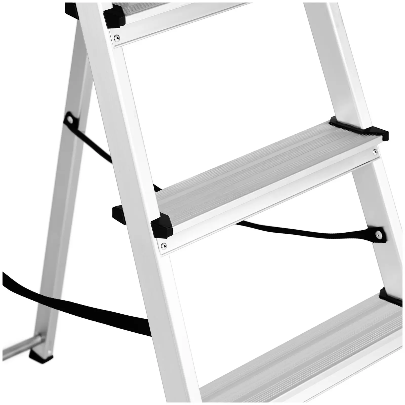Escalera de aluminio - 5 peldaños - 99,5 cm