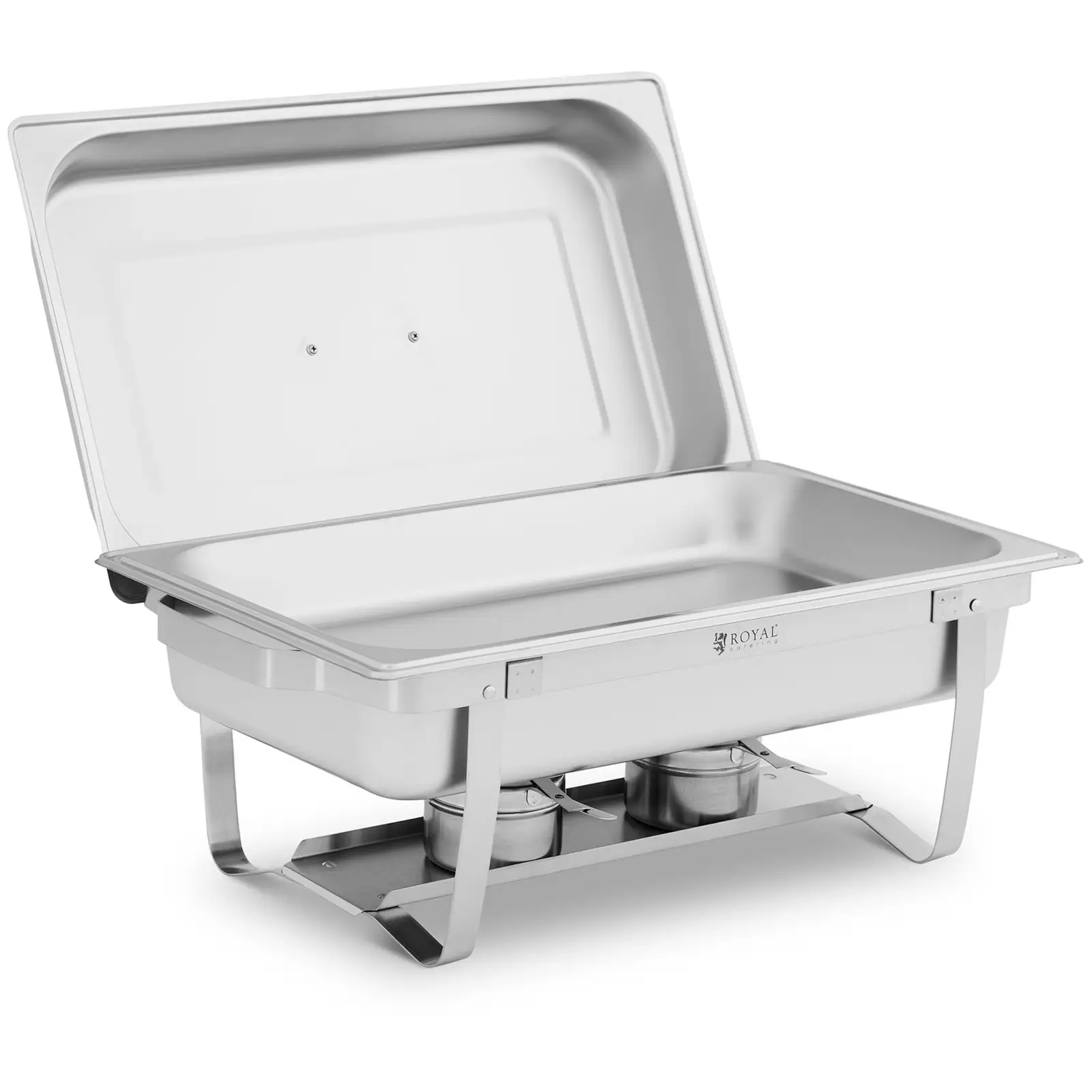 Chafing Dish - GN 1/1 - 9 L - 2 contenedores de combustible - 500 x 300 x 60 mm - Royal Catering