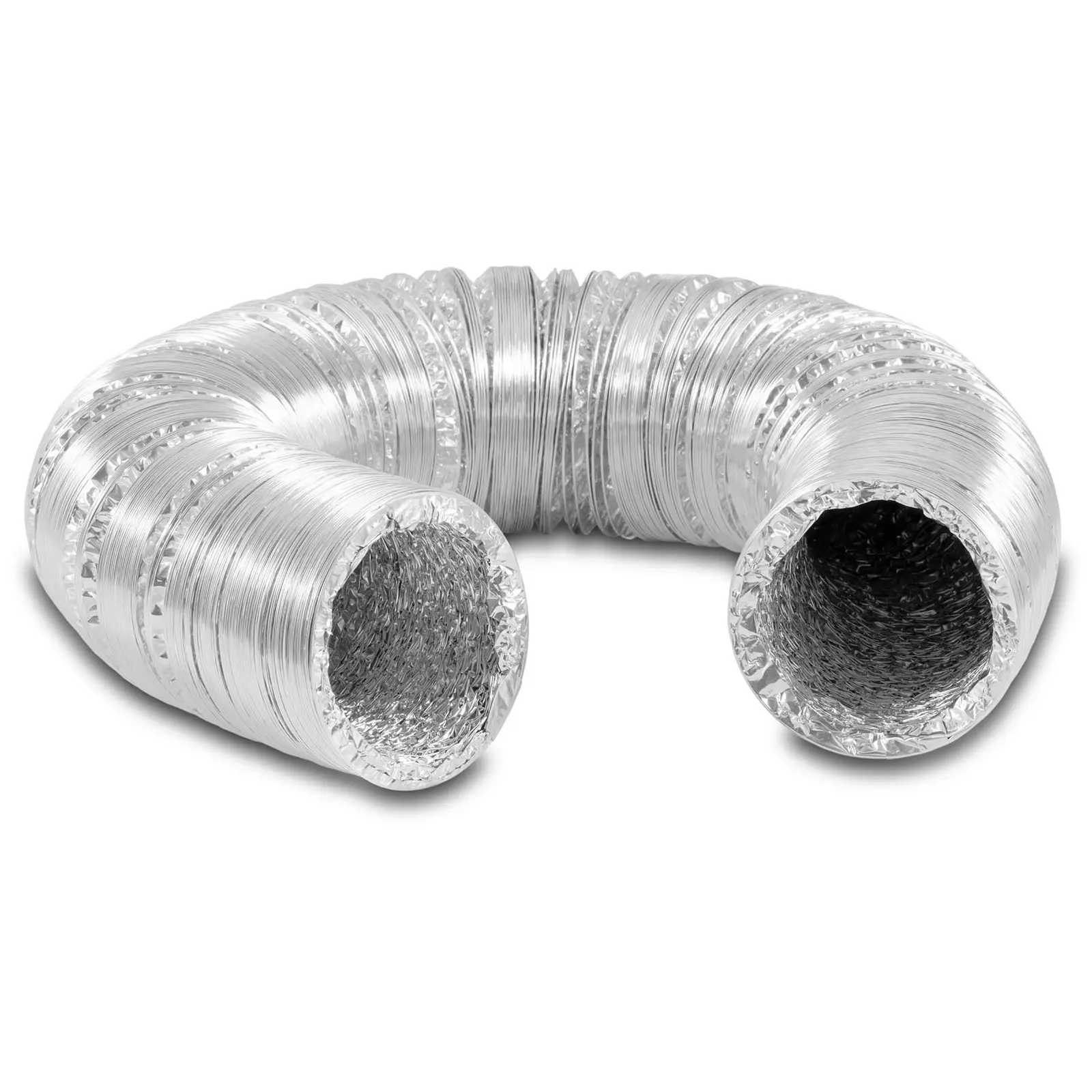 Tubo para salida de aire - Ø 100 mm - longitud de 10 m - aluminio