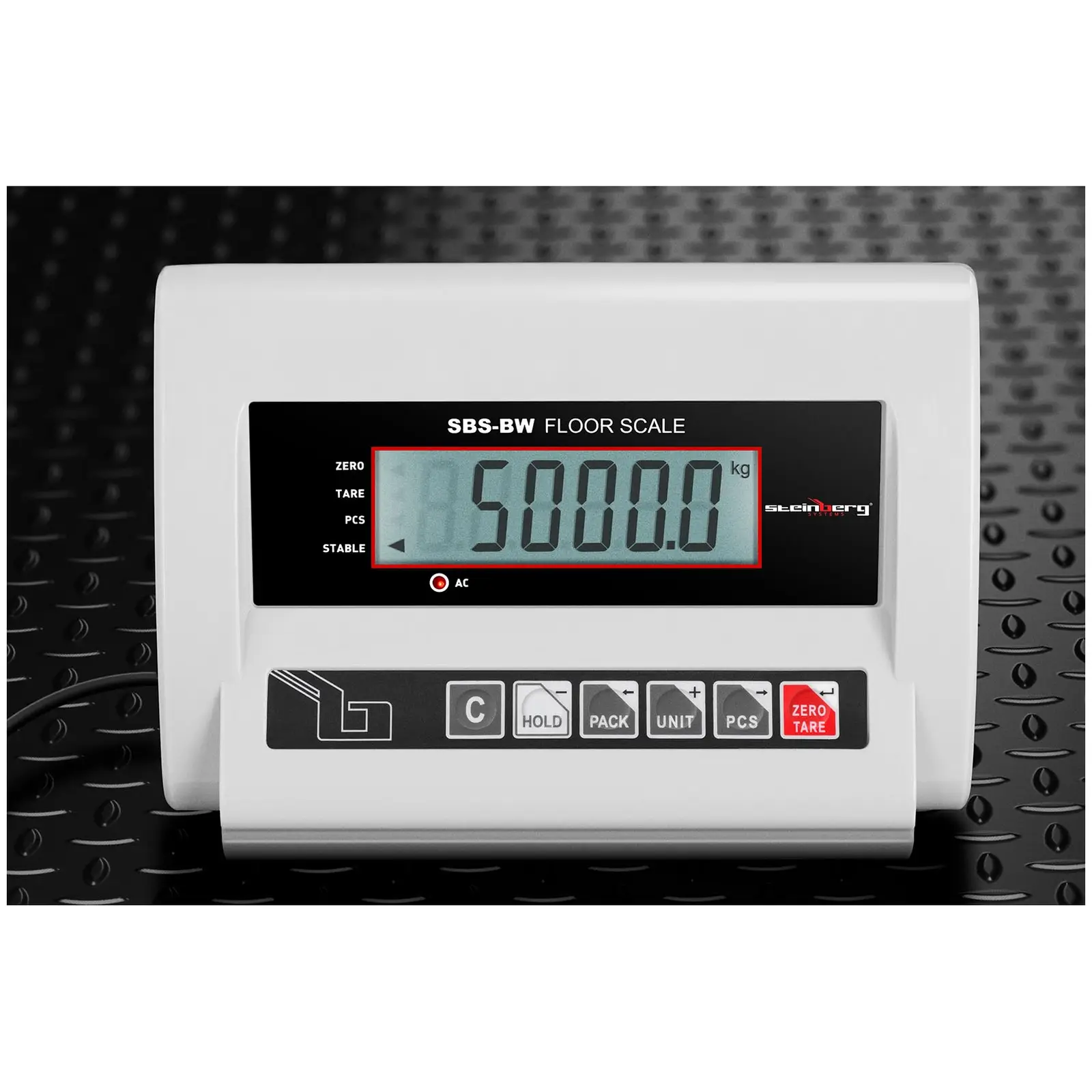 Báscula de suelo ECO - 5.000 kg / 2 kg - LCD