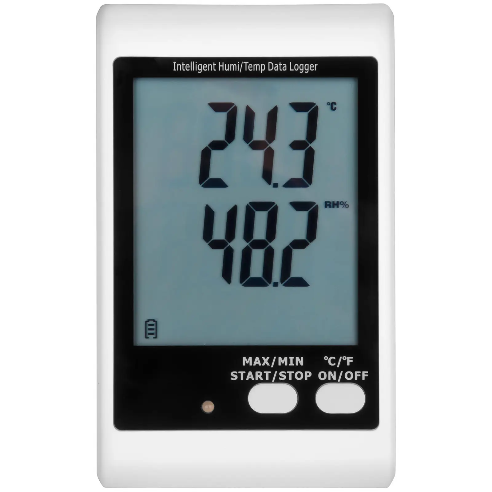 Ocasión Data logger para temperatura y humedad - LCD - (-40) bis +125 °C - 0 bis 100 % rH - sensor externo