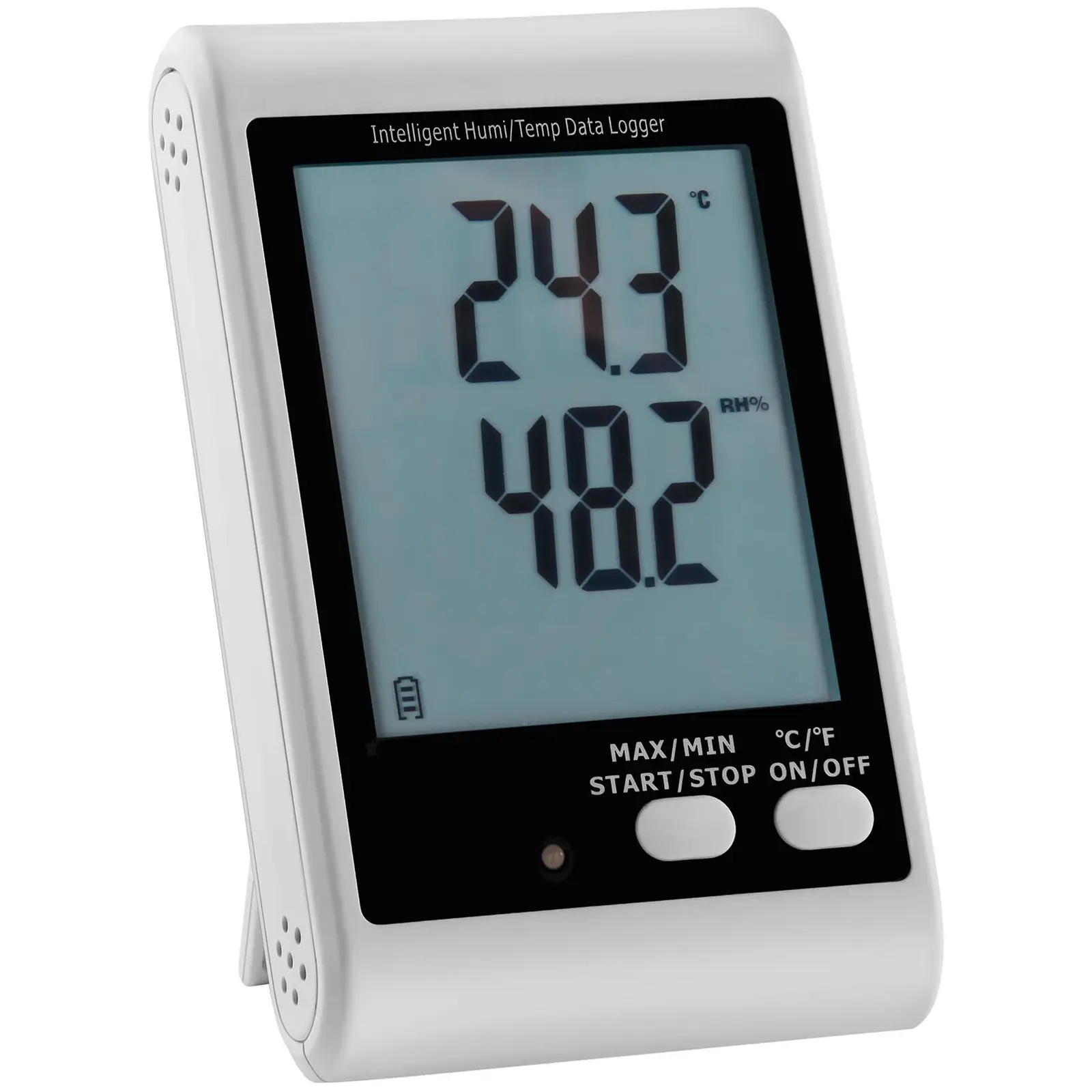 Ocasión Data logger para temperatura y humedad - LCD - (-40) bis +125 °C - 0 bis 100 % rH - sensor externo