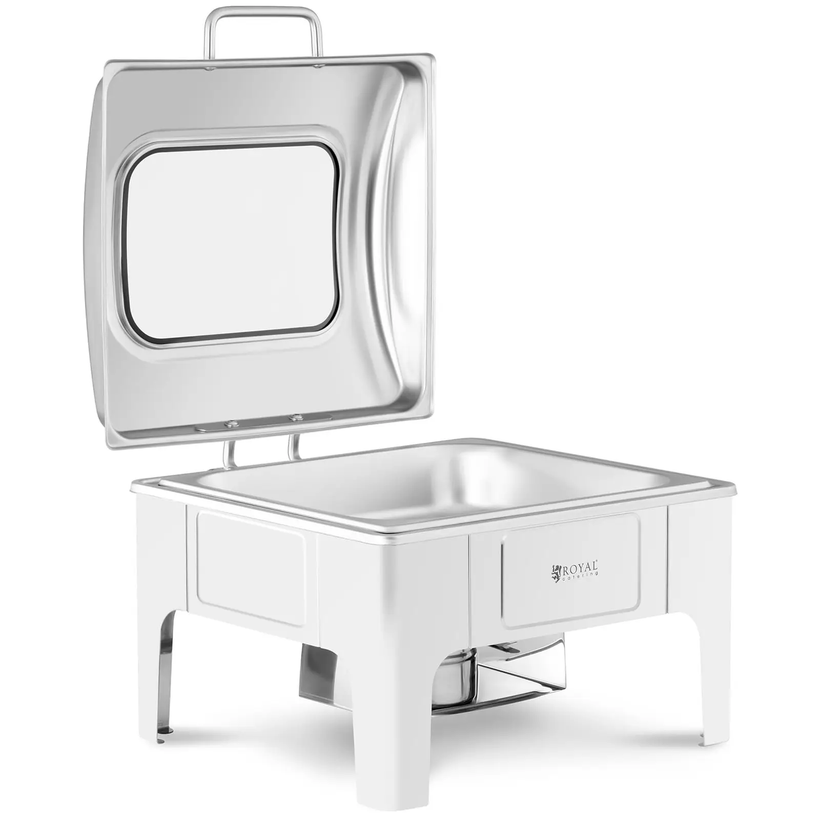 Chafing Dish - GN 2/3 - Royal Catering - 5,3 L - 1 contenedor de combustible - Ventana