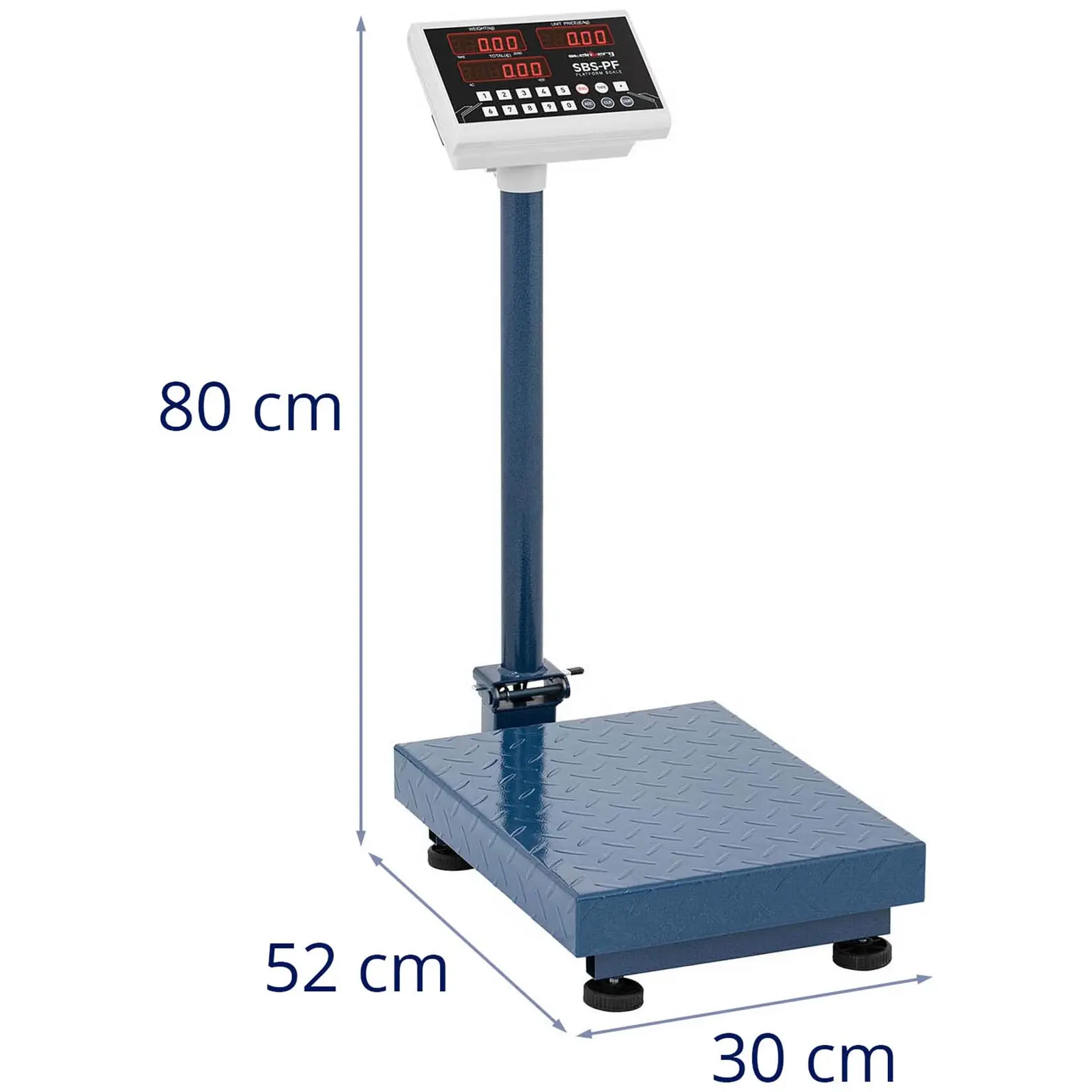 Báscula de plataforma - 100 kg /10g - plegable