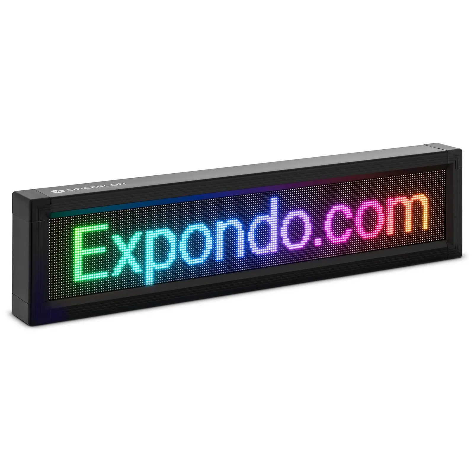 Letrero LED - 192 x 32 LED de colores - 67 x 19 cm - programable con iOS / Android