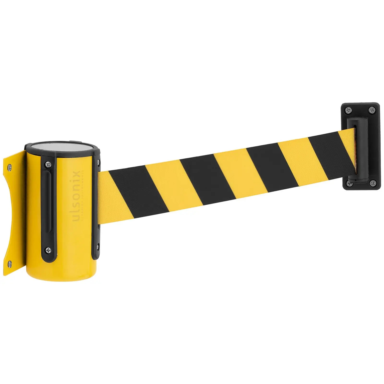 Soporte de pared para cinta de seguridad - amarillo/negro - 2 m