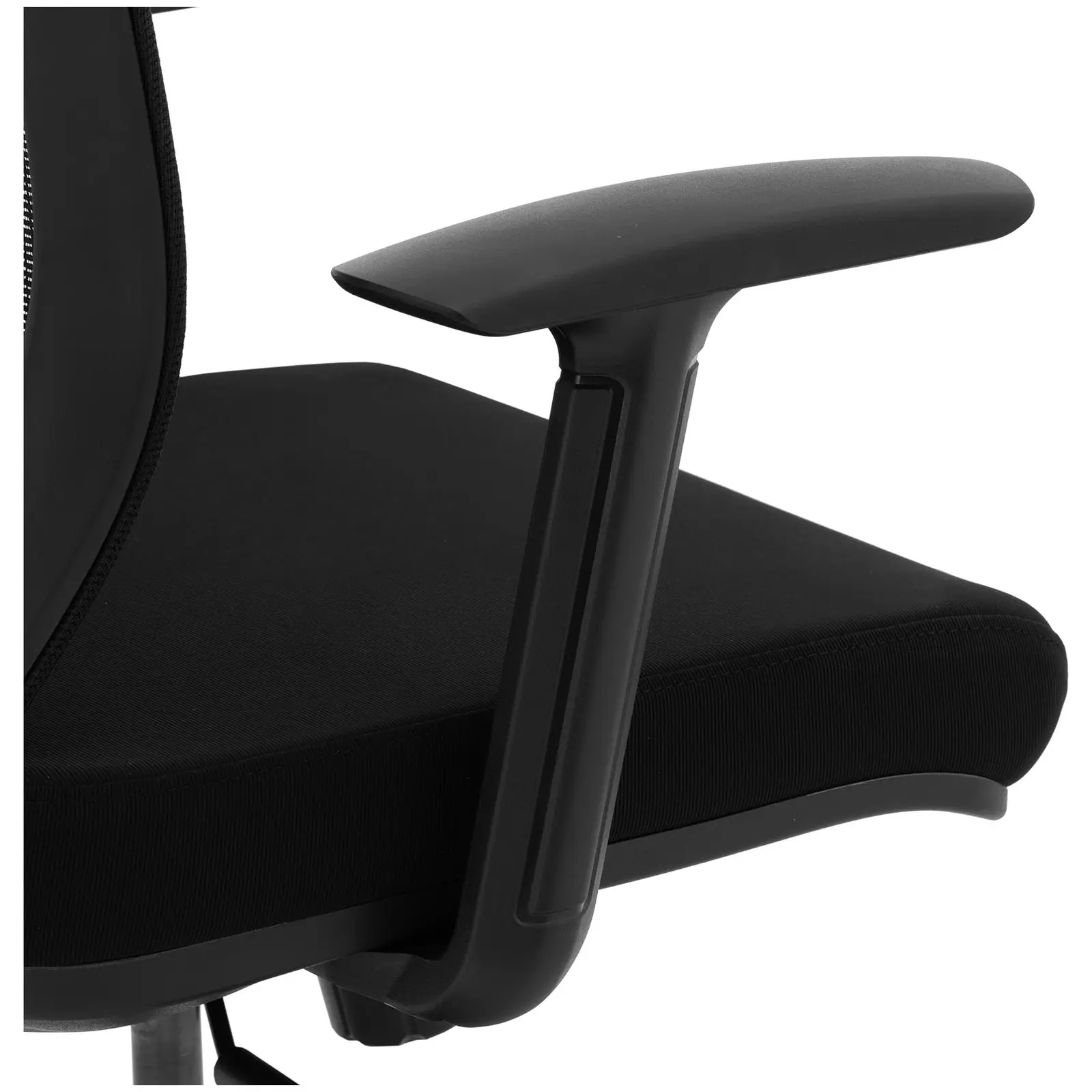 Silla de escritorio - respaldo de red - reposacabezas - asiento de 50 x 50 cm - hasta 150 kg - negro