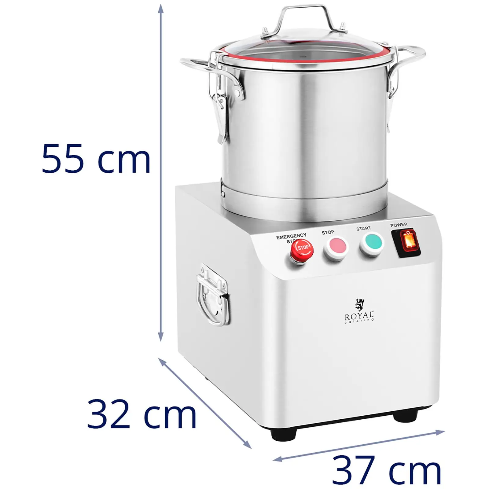 Trituradora de alimentos - 1400 rpm - Royal Catering - 6 L