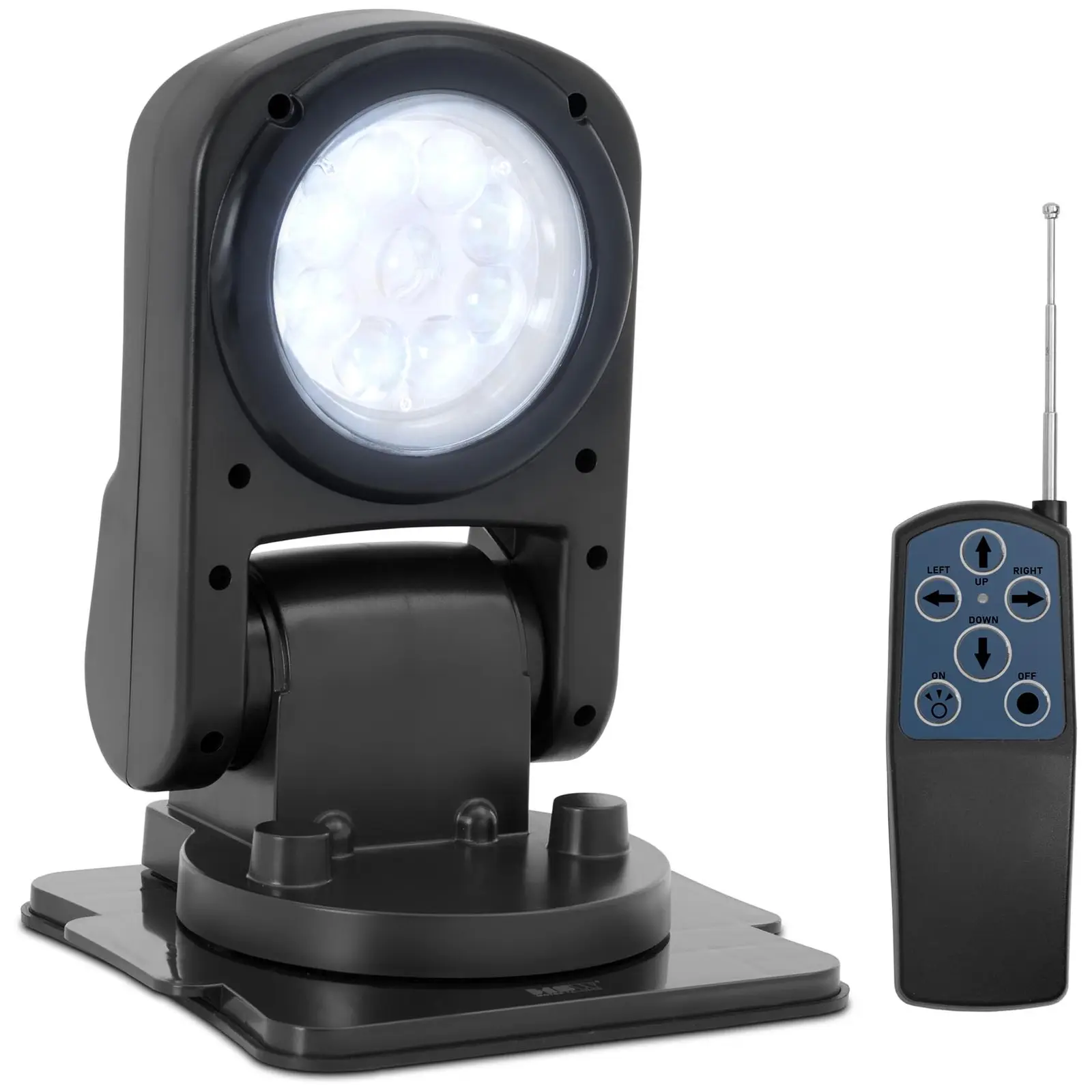 Reflector LED de búsqueda - 9 - 32 V - 45 W - giratorio 360° - inclinable 180° - con mando a distancia